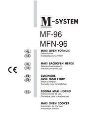 M-system MF-96 Instrucciones De Uso