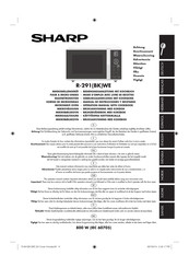 Sharp R-291BKWE Manual De Instrucciones Y Recetario