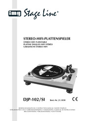 IMG STAGELINE DJP-102/SI Manual De Instrucciones