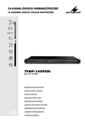 Monacor TVMP-1600COL Manual De Instrucciones