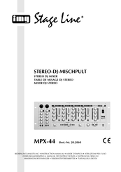 IMG STAGELINE MPX-44 Manual De Instrucciones