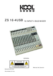 KOOL SOUND ZS 16-4USB Manual De Usuario