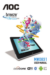 AOC breeze Tablet 68 DC Manual De Usuario