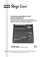 IMG STAGELINE PMX-600 Manual De Instrucciones