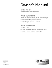 Monogram 48 Serie Manual Del Propietário