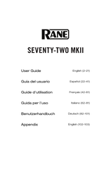 Rane Seventy-Two Guía De Usuario