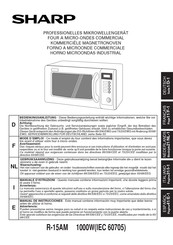 Sharp R-15AM Manual De Instrucciones