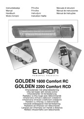 EUROM GOLDEN 1800 Comfort RC Manual De Instrucciones