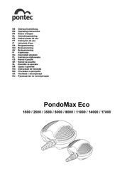 Pontec PondoMax Eco 1500 Instrucciones De Uso
