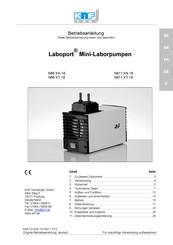 KNF LAB Laboport Mini-Laborpumpen N811 KT.18 Manual De Usuario