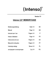 Intenso MEMORYCASE 2,5 Instrucciones De Uso