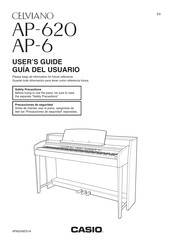 Casio CELVIANO AP-620 Guia Del Usuario