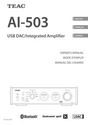 Teac AI-503 Manual Del Usuario