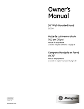 Monogram ZV30H Manual Del Propietário