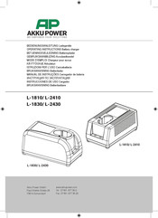 Akku Power L-1830 Instrucciones De Uso