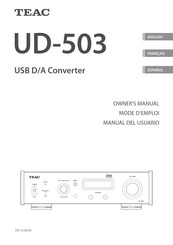 Teac UD-503 Manual Del Usuario