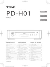 Teac PD-H01 Manual Del Usuario