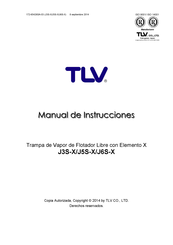 TLV J5S-X Manual De Instrucciones