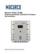 Macurco CD-6H Instrucciones De Use