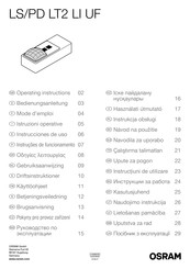 Osram LS/PD LT2 LI UF Instrucciones De Uso