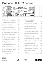 Osram DALIeco BT RTC control Instrucciones De Uso