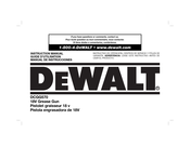 DeWalt DCGG570 Manual De Instrucciones