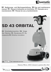 bluematic SD 43 ORBITAL Manual De Uso Y Mantenimiento