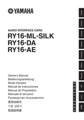 Yamaha RY16-DA Manual De Instrucciones