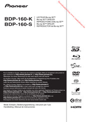 Pioneer BDP-160-S Manual De Instrucciones