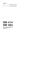 Gaggenau RW 464 Instrucciones De Uso