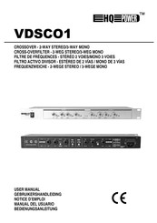HQ-Power VDSCO1 Manual Del Usuario