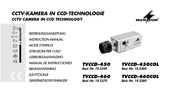 Monacor TVCCD-460CO Manual De Instrucciones