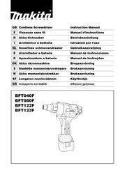 Makita BFT122F Manual De Instrucciones