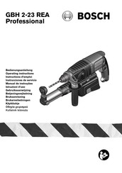 Bosch GBH 2-23 REA Professional Instrucciones De Servicio