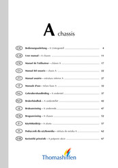 Thomashilfen A chassis + EASyS Modular Manual Del Usuario