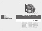 Bosch GAS 18V-10 L Professional Instrucciones De Servicio