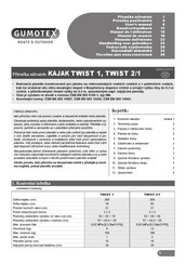 Gumotex KAJAK TWIST 2/1 Manual De Usuario