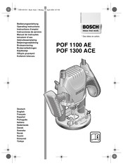 Bosch POF 1300 ACE Instrucciones De Servicio