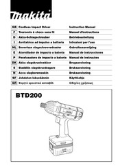 Makita BTD200 Manual De Instrucciones