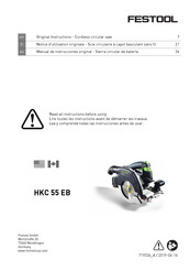 Festool HKC 55 EB Manual De Instrucciones