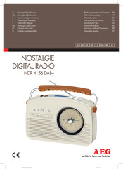 AEG NDR 4156 DAB+ Instrucciones De Servicio