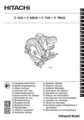 Hitachi C 6U2 Instrucciones De Manejo