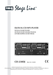 IMG STAGELINE CD-230DJ Manual De Instrucciones