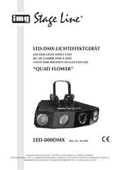 IMG STAGELINE LED-800DMX Manual De Instrucciones