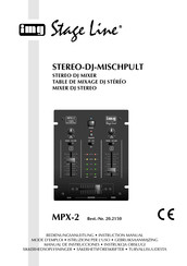 IMG STAGELINE MPX-2 Manual De Instrucciones