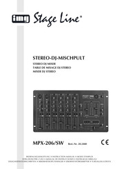 IMG STAGELINE MPX-206/SW Manual De Instrucciones