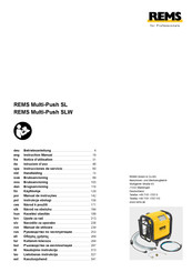 REMS Multi-Push Instrucciones De Servicio