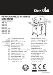 Char-Broil IR Serie Instrucciones De Funcionamiento