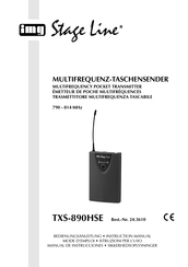 IMG STAGELINE TXS-890HSE Manual De Instrucciones