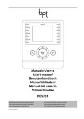 Bpt perla PEV/01 Manual Del Usuario